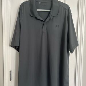 Under Armour Men's Gray Polo Shirt